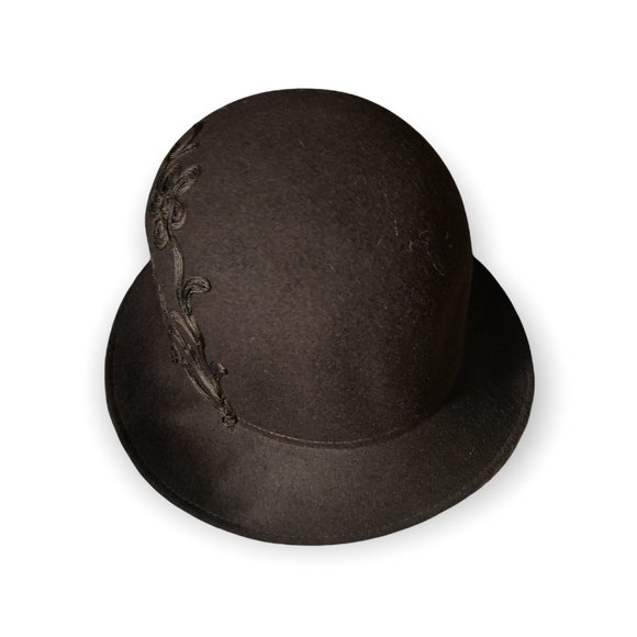 Brown 100% wool Hat - Picture 3 of 3